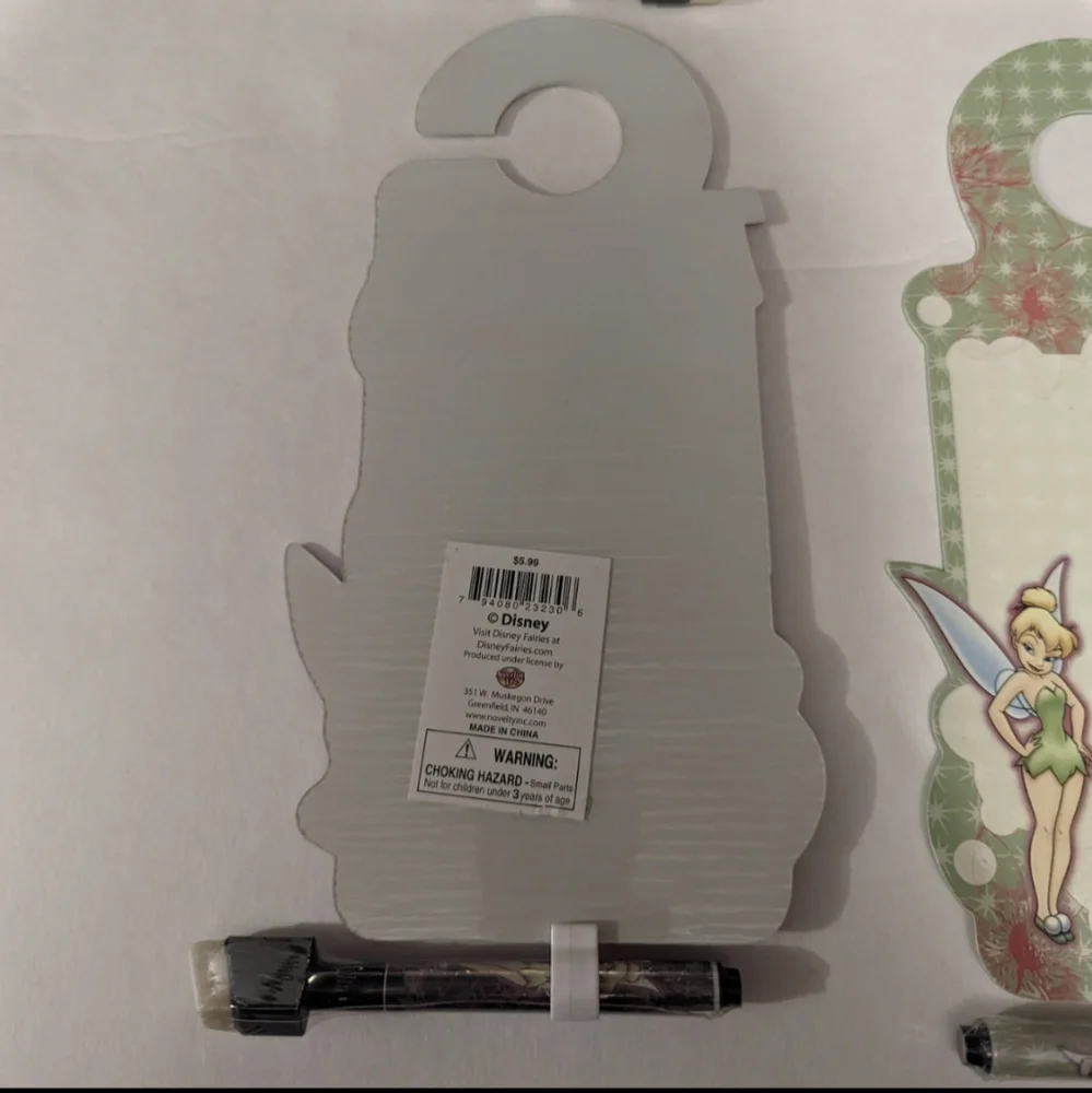 WHOLESALE LOT 49 pcs Tinkerbell Dry Erase Board Door Hang NewMeasures 5